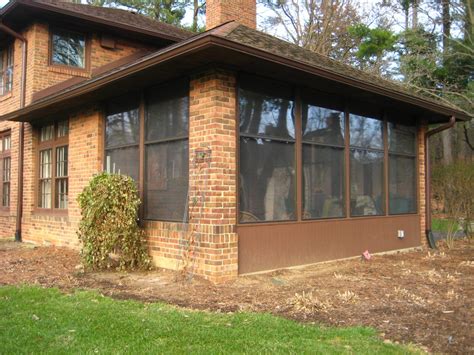 Screen Porch Enclosure Ez Storm Panels Back Porch Designs Screened