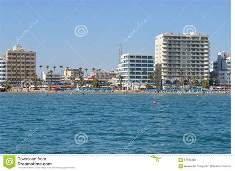 Cyprus Larnaca Bay Island Boat Stock Photo Image Of Beauty Azure