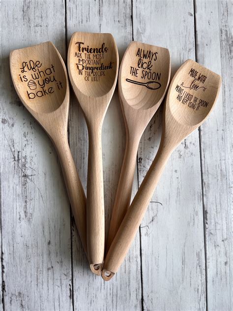 Wooden Spoon Svg Digital Download Friend T Made With Love Wood