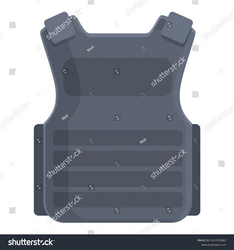 Textile Vest Icon Cartoon Vector Bullet Stock Vector Royalty Free