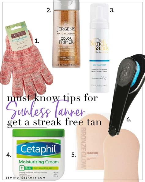 Easy Steps To The Best Sunless Tan Tanning Skin Care Sunless Tanning