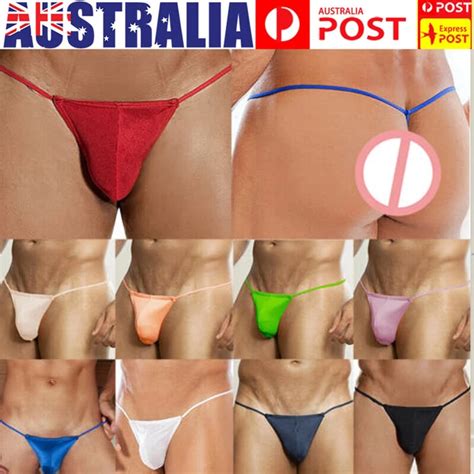 MENS G STRING THONG Bulge Pouch Panties Micro Bikini T Back Underwear Briefs F EUR 3 01