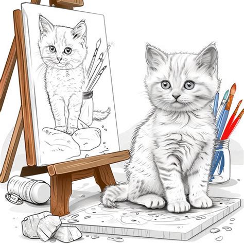 Discover Cartoon Cat Coloring Pages - Creative Fun Awaits – IMAGELLA