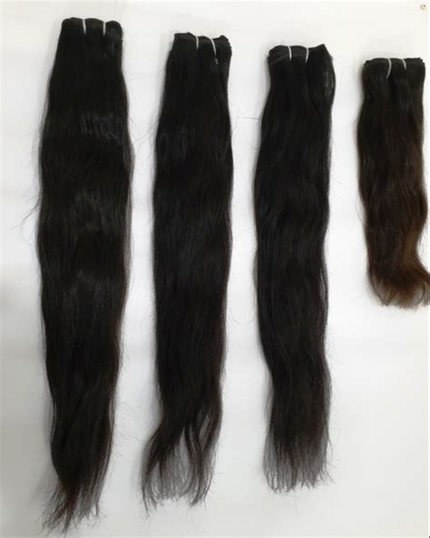 Black Raw Unprocessed South Indian Temple Hair For Parlour At Rs 2500