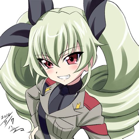 The Big Imageboard Tbib 1girl Anchovy Girls Und Panzer Anzio Military Uniform Artist Name