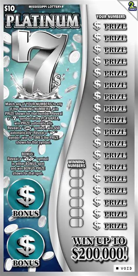 Ms Scratch Off Platinum S Lottoedge