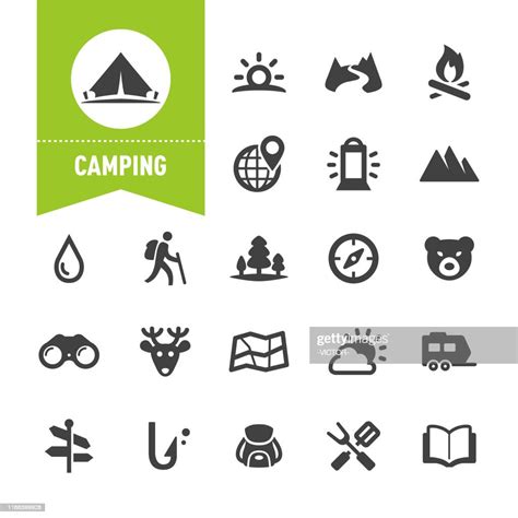 Camping Icons Special Series High Res Vector Graphic Getty Images