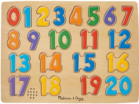 Numbers Sound Puzzle Thinker Toys