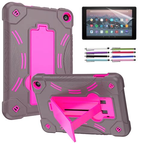 EpicGadget Fire 7 2022 Hybrid Case For Amazon Fire 7 Inch Tablet 12th