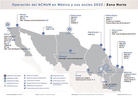 Document Mapa Presencia ACNUR Y Socios Zona Norte Ciudades 7