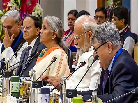 Niti Aayog Meeting Begins Under Pm Modis Chairmanship Check Whats On