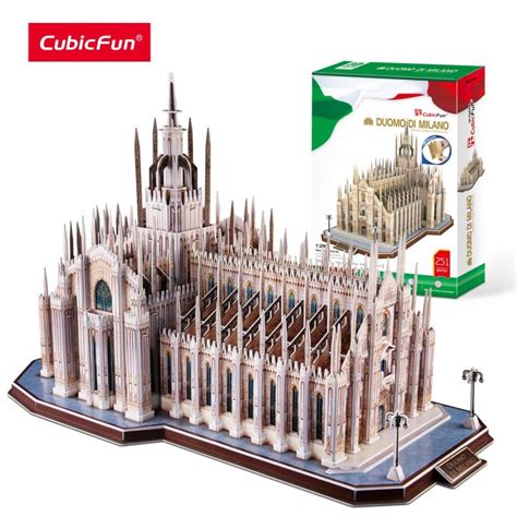 CubicFun 3D Puzzles Milan Cathedral Architecture Model National Geographic Italy Church Jigsaw ...