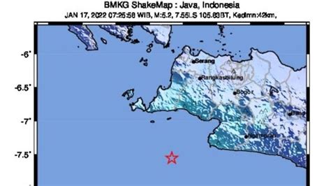 Gempa Berkekuatan Magnitudo 5 4 Guncang Sukabumi Dan Sekitarnya