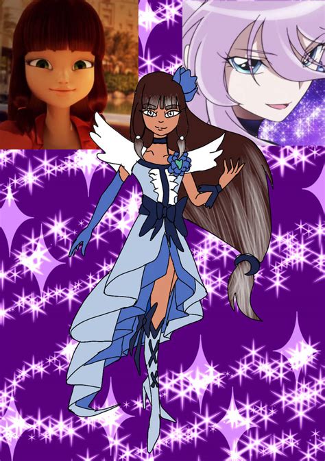 Miraculous Pretty Cure Lila As Cure Moonlight By Snowcat1993 On Deviantart