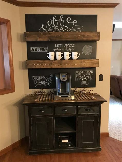 28 Best Coffee Bar Ideas To Kickstart Your Days In 2021