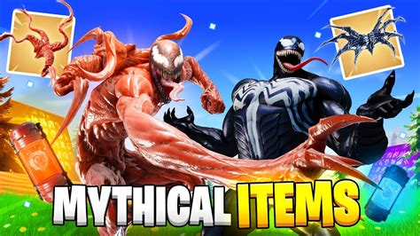 NEW CARNAGE And VENOM MYTHIC ABILITY Fortnite Season 8 YouTube