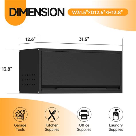Bestoo Metal Wall Cabinets for Garage, Garage Cabinets Wall Mounted