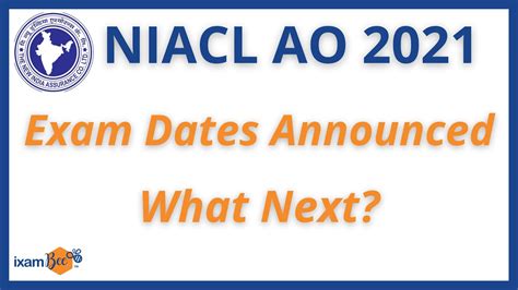 NIACL AO 2021 Exam Dates Out Know Your Next Steps YouTube