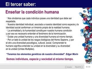 7 Saberes De Edgar Morin PPT Descarga Gratuita