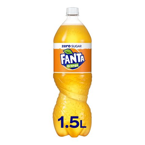 Fanta Orange Zero Pet Fles Liter Bestel Het Op Endelivery Nl