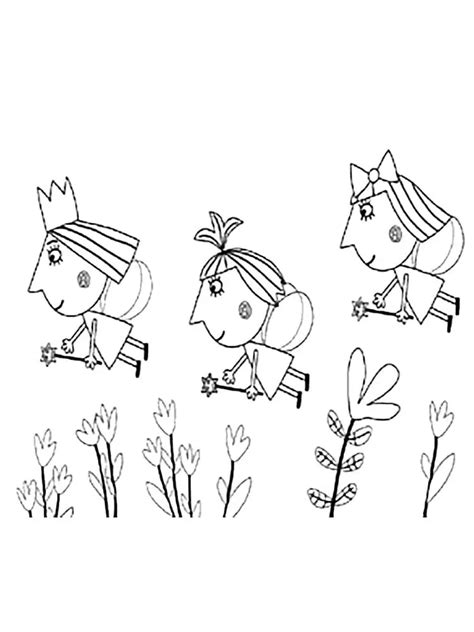 Ben And Holly’s Little Kingdom Coloring Pages Coloring Cool