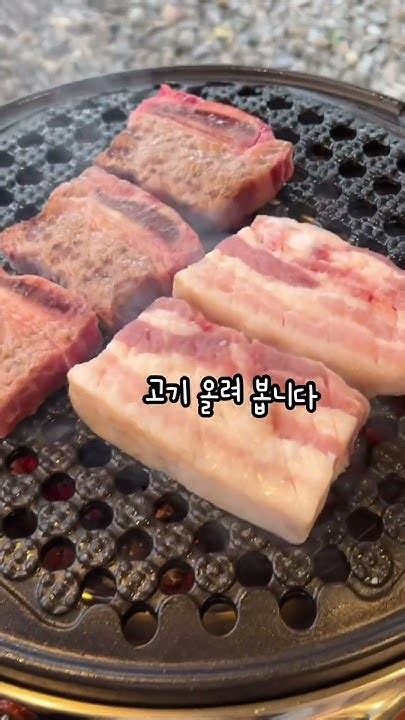 집에 불판 몇개신가요 캠핑요리 바베큐 칼집삼겹살 불판맛집 Shorts Youtube