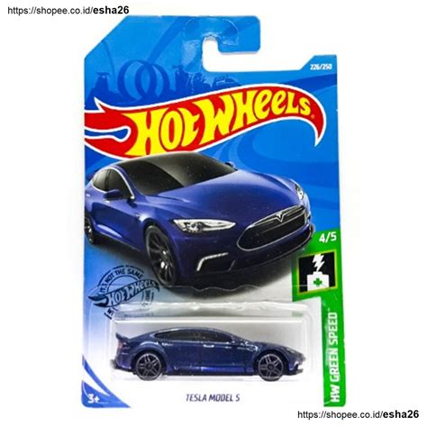 Jual Hotwheels Tesla Model S Warna Biru Hot Wheels Original Mattel Shopee Indonesia