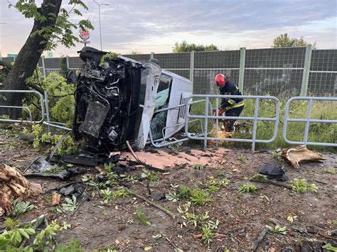 Wypadek na DTŚ w Rudzie Śląskiej Jedna osoba poszkodowana Śląskie