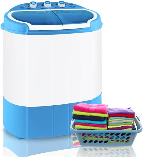 Pyle Upgraded Version Pyle Portable Washer And Spin Dryer Mini Washing Machine Twin