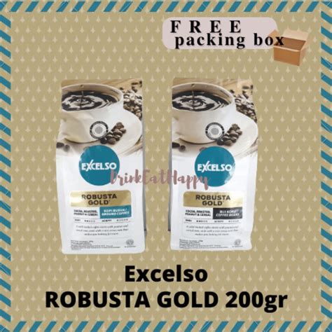 Jual Excelso Robusta Gold Gr Kopi Bubuk Biji Kopi Gram Shopee