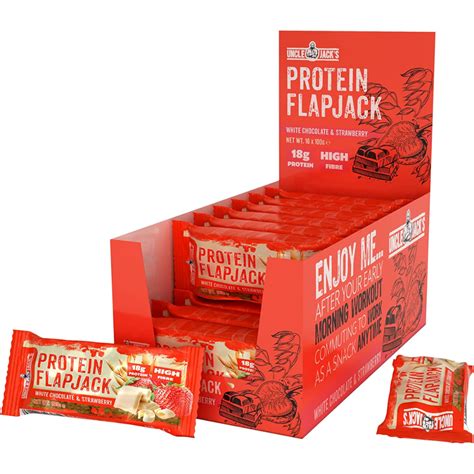 Uncle Jacks High Protein High Fibre Flapjacks Great Tasting Health