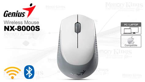 Mouse Genius Nx S Silent Bluetooth Wireless Memory Kings Lo