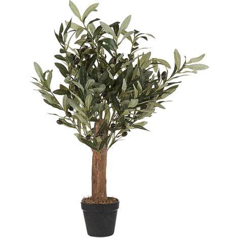 Pianta Di Ulivo In Vaso Artificiale Decorativa In Plastica 77 Cm Olive Tree