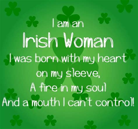 I Am An Irish Woman ☘️ Irish Blessing Quotes Irish Quotes Irish Words