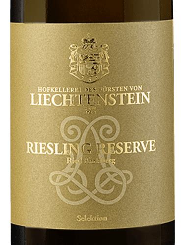 Hofkellerei Des F Rsten Von Liechtenstein Reserve Riesling Selektion