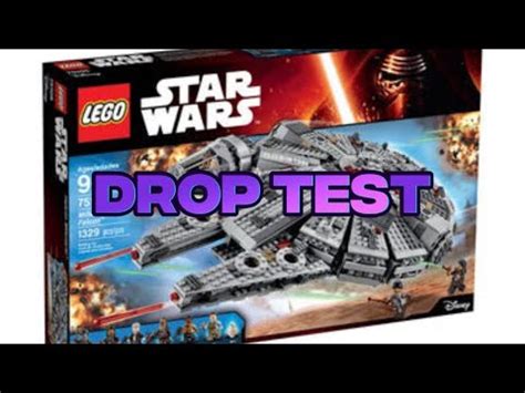 Lego Star Wars TFA Millennium Falcon Drop Test Biggest Set Ive Ever