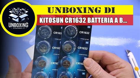 Kitosun Cr Batteria A Bottone Al Litio Da V Cr Pz Youtube