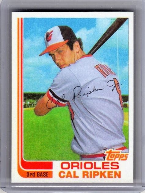 CAL RIPKEN RC 1982 Topps Traded 98 Reprint Orioles HOF