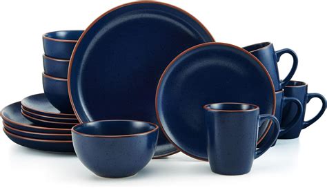 Abode Homewares Blue Fontana 12 Piece Melamine Dinnerware