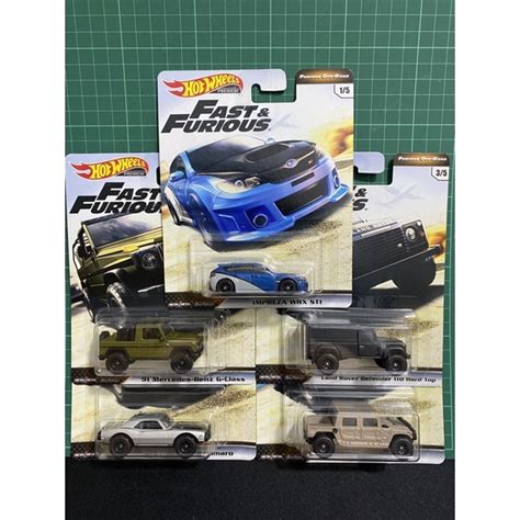 Hot Wheels Fast Furious Off Road Complete Set Shopee Malaysia