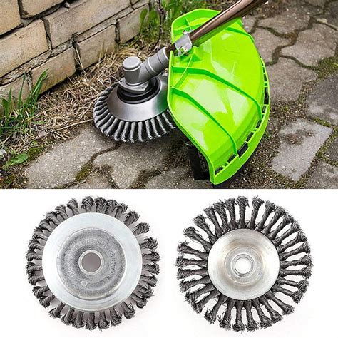 8 Lawn Mower Weeding Trimmers Head Steel Wire Wheel Garden Weed Sharpener 699992939629 Ebay