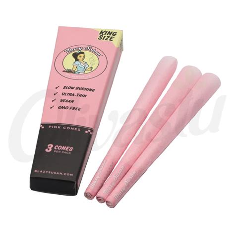 Blazy Susan Pink Pre Rolled Cones Pocket Rolling Papers Etsy