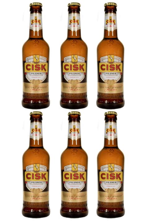 6 Cisk Pilsner Premium Bier In Der Flasche 0 33l Ankes Malta Shop