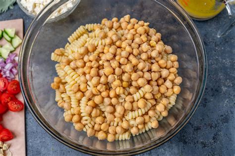 Chickpea Pasta Salad Recipe Tastes Of Lizzy T