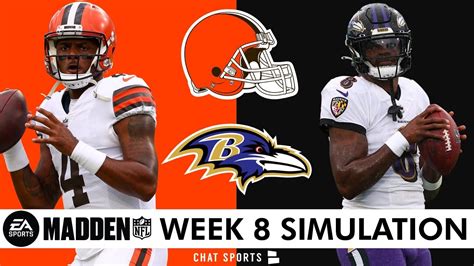 Browns Vs Ravens Madden Simulation Reaction For 2024 NFL Season