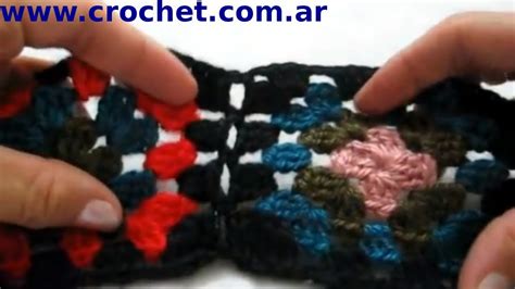 Uni N Motivo Granny Square En Tejido Crochet O Ganchillo N Tutorial