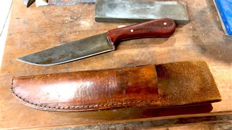 Forcing A Patina On A Carbon Steel Knife Blade YouTube