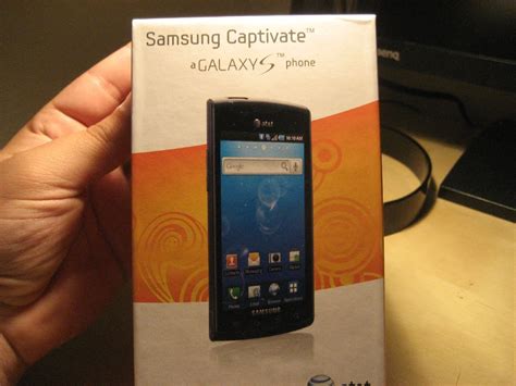 At Ts Samsung Captivate Unboxing And Initial Hands On