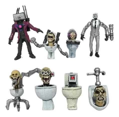 Figuras Juguetes Inodoro Skibidi Toilet Wc Meses Sin Intereses