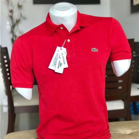 Camisa Gola Polo Lacoste Varias Cores Moda Fim De Ano Femenino